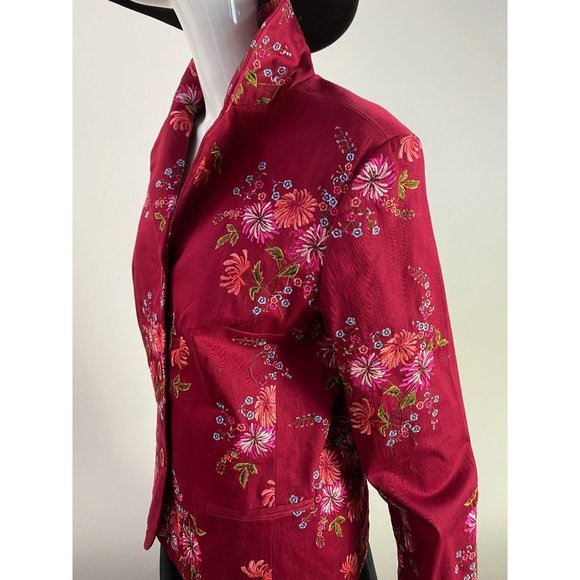 Coldwater Creek Embroidered Jacket Sz M - Picture 10 of 12